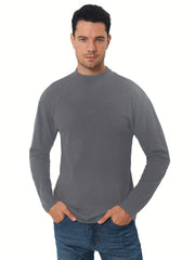 Men's Solid Thermal Tee for Fitness Activities