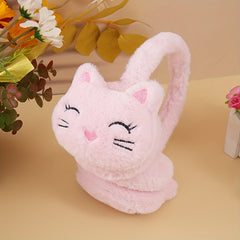 Kitten Cat Ear Muffs for Students Plush Warm Ear Covers