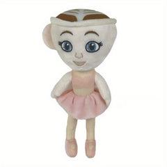 Coffee Princess Plush Toy Ballet Dancer Doll & Coffee Cup Soft Stuffed Animal