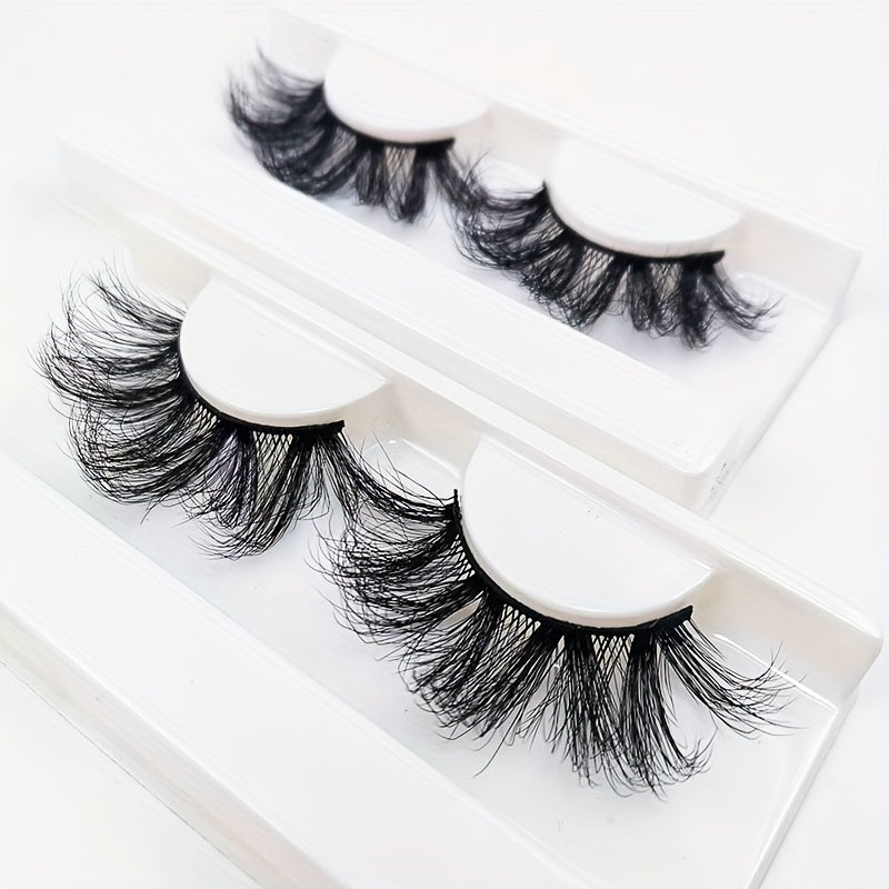 25MM Fluffy Faux Mink Lashes Bulk Pack of Daily False Eyelashes FN0047