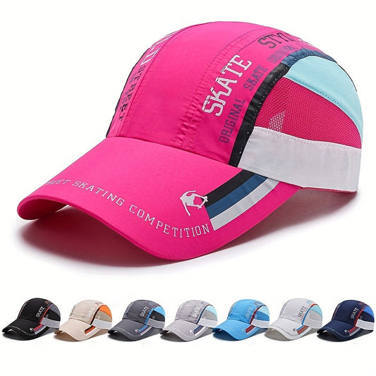 Breathable Mesh Baseball Cap Quick drying Sun Hats Unisex Hiking Visors