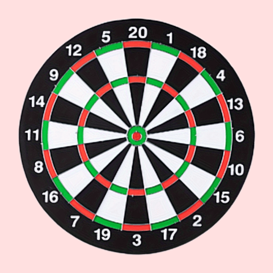 Double Sided Flocking Dart Board Indoor Entertainment Toy