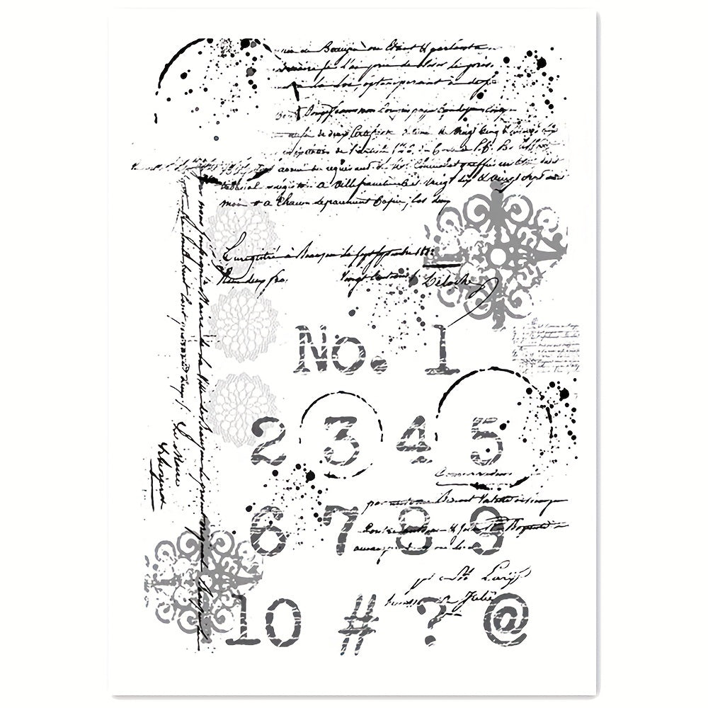 Number Stamps Stencils for DIY Scrapbook Card Craft Embossing