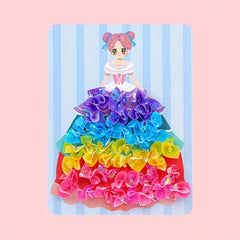 Princess Dream DIY Craft Kit with Punching Sticker Set