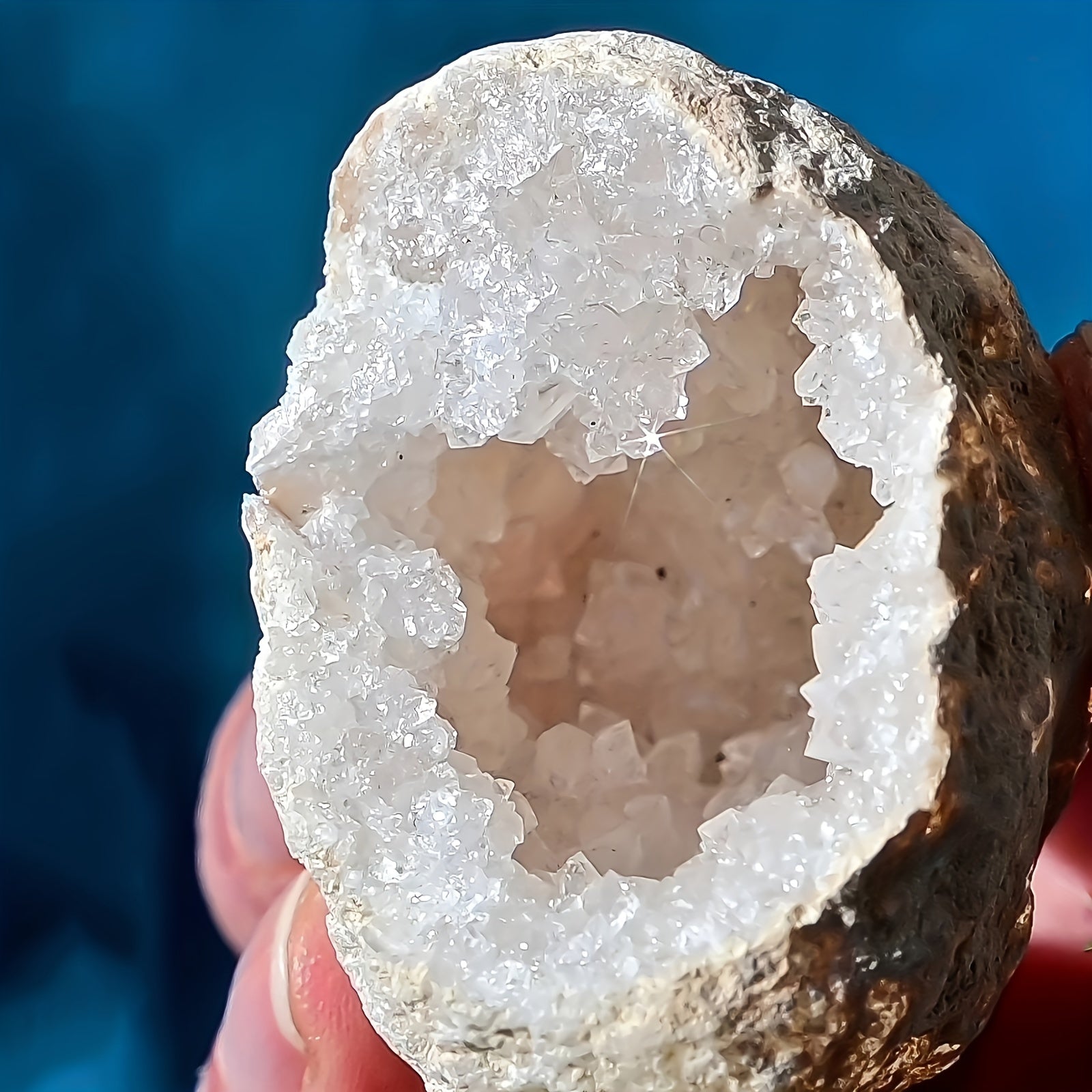 1pc Natural Agate Geode Raw Crystal Specimen Reiki Clean Clusters