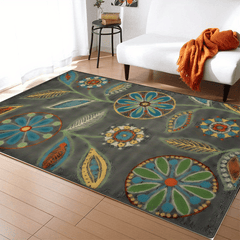 Washable American Pattern Large Carpet Vintage Print Soft Carpet For Home