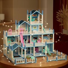 DIY Assembled Villa Creative Birthday Gift With Light String
