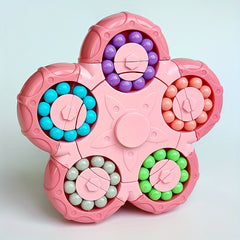 10 Sided Marble Spinner Puzzle Toy Interactive Bead Spinner Gift