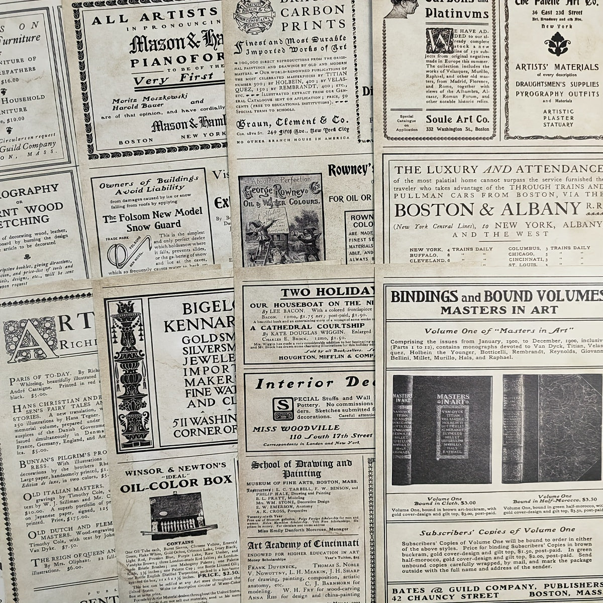 10pcs Vintage Newspaper Scrapbook Papers DIY Crafts