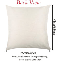 Christmas Pillowcase Elk Snowflake Home Sofa Decoration Cover 45x45cm