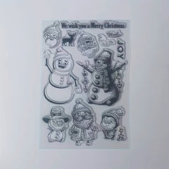 Christmas Series Transparent Stamp Party Supplies
