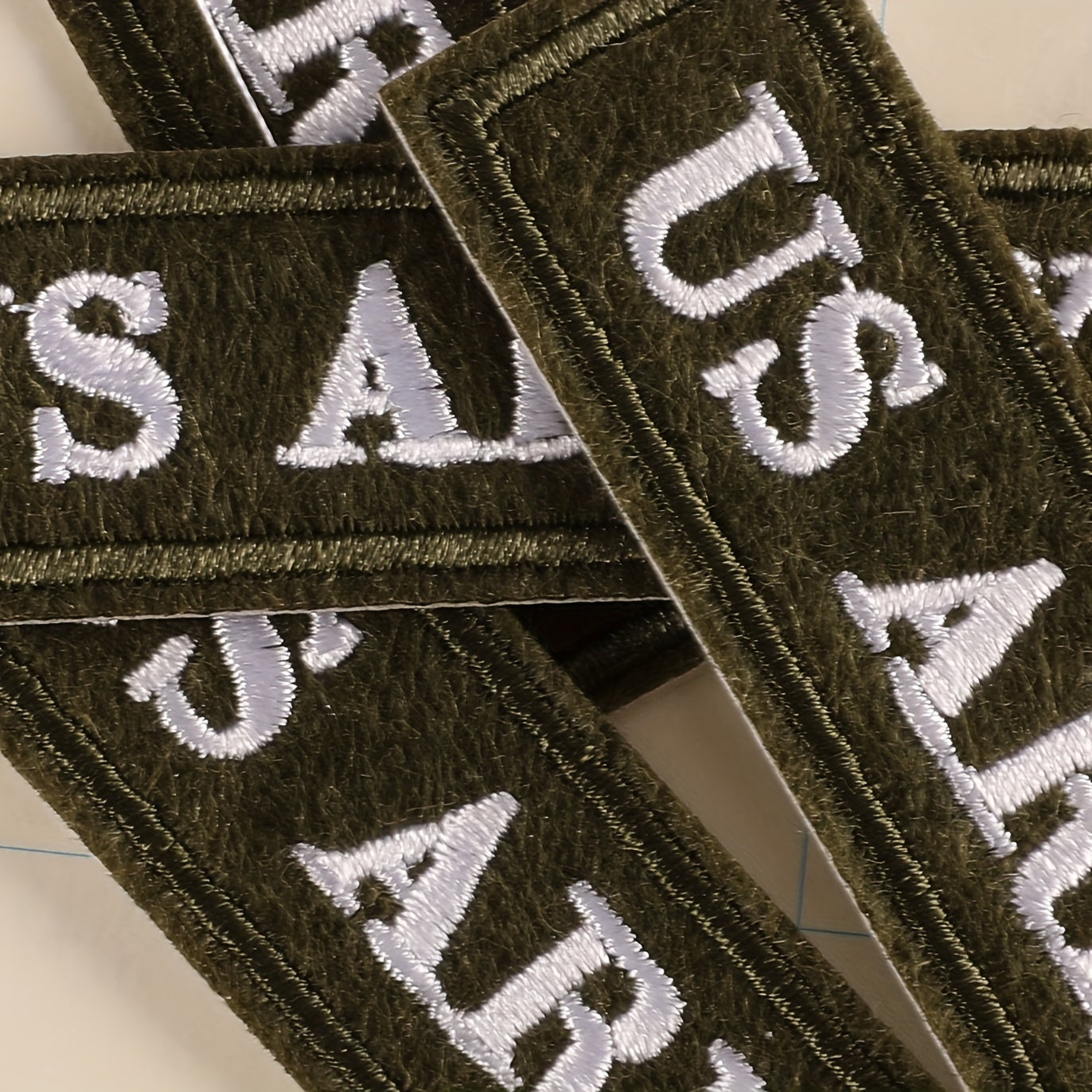 4pcs Embroidered Letter Patches For Girls Clothing Hats Accessories