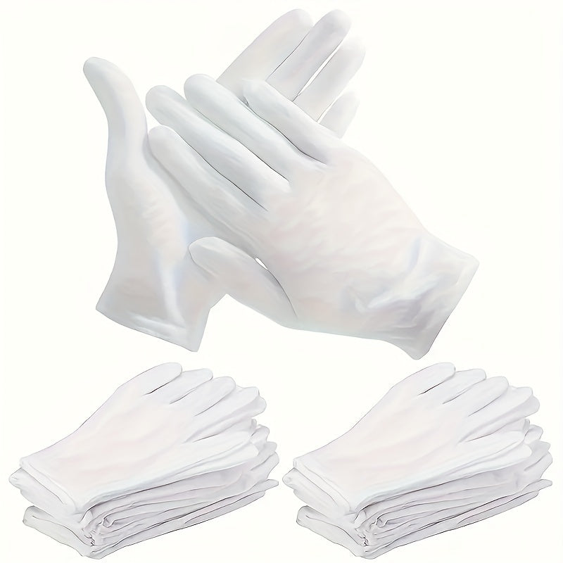 5 Pairs Soft Stretchable Lining Gloves for Household Cleaning and Jewelry Work