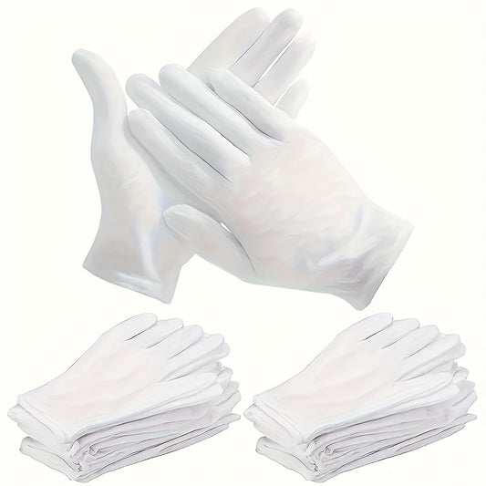 5 Pairs Soft Stretchable Lining Gloves for Household Cleaning and Jewelry Work