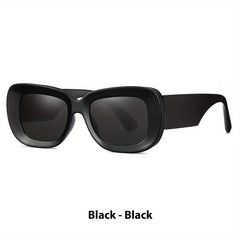 Large Square Sunglasses Casual Gradient Glasses UV400