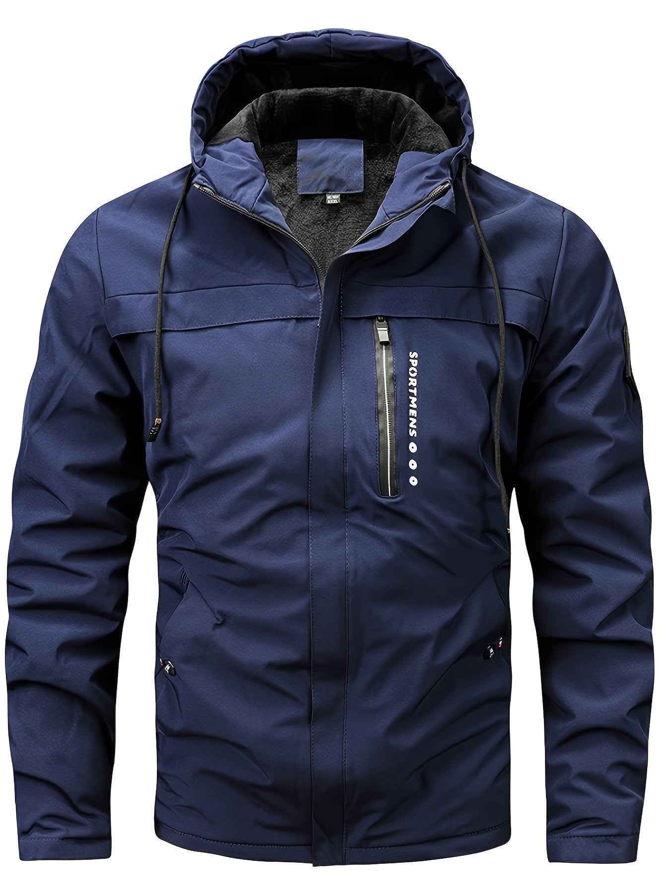 Men's Soft Shell Jacket Hooded Vintage Casual Comfy Jacket