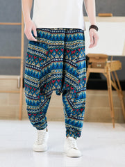 Men's Floral Harem Pants Small Size & Order Size Up