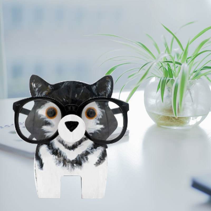 Men's Retro Animal Glasses Storage Bracket