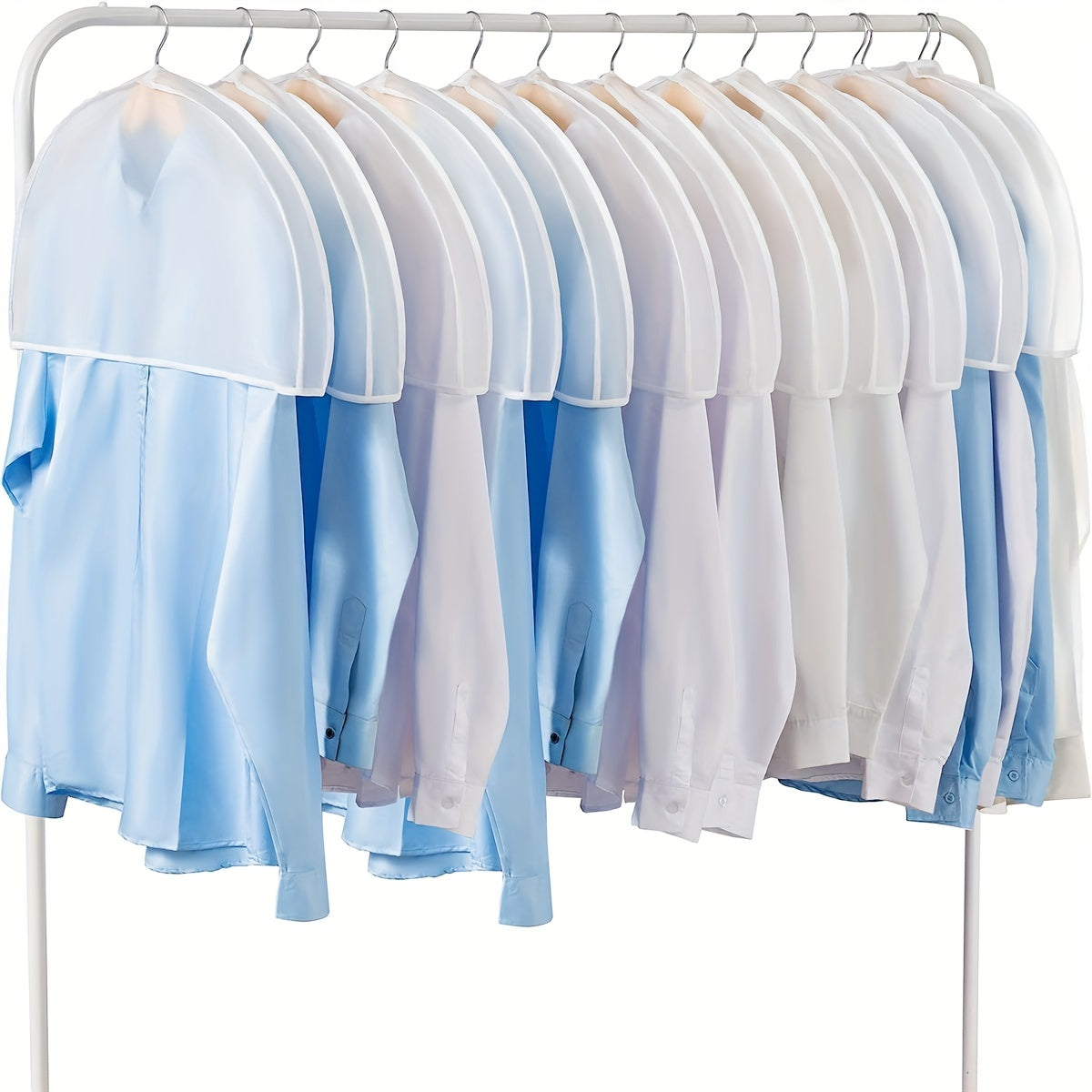 1PC Clear Plastic Closet Garment Cover Hanger Clothing Wardrobe Protector