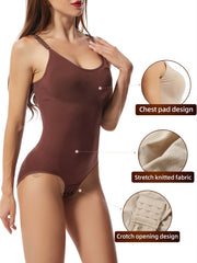 Tummy Control Butt Lifting Slip Jumpsuit One Piece Body Shaper