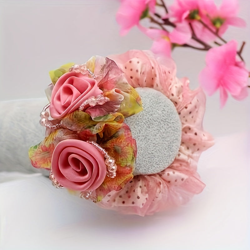 Women's Flower Decor Scrunchie Hair Ties Hair Accessory