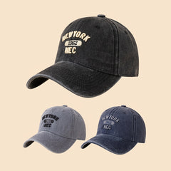 York 1962 Baseball Cap Vintage Embroidery Solid Sun Hat Unisex