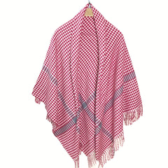 Houndstooth Shawl Blanket Scarf Warm Cashmere Wrap