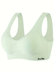 Seamless Wireless Bra Full Coverage Comfy & Breathable Women's Lingerie