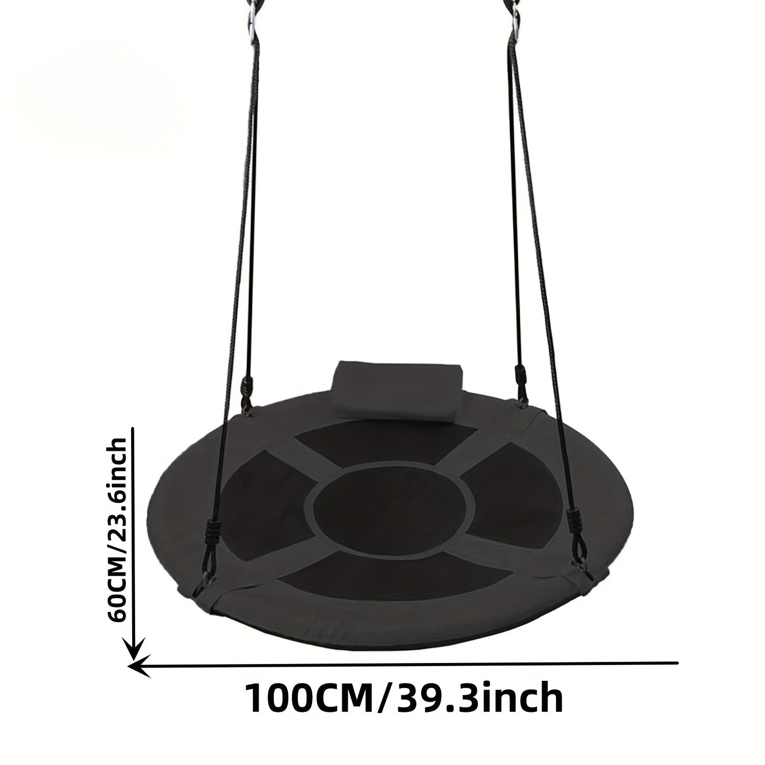 Saucer Swing Outdoor Tree Swing With Hang Kit