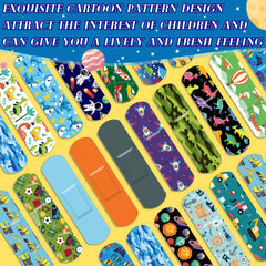 100pcs Cartoon Bandages Variety Pack 20 Styles