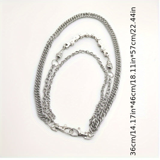 Men's Stainless Steel Skull Pants Chain Hip Hop Style