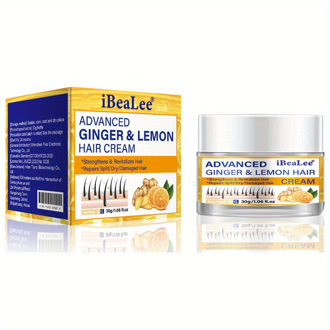 30ml Ginger Lemon Hair Care Cream Men Women