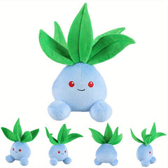 Oddish Plush Toy - Sitting Stuffed Doll for Kids - Gift for Birthday