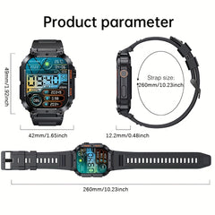 Unisex Sports Smart Watch Waterproof Dial Watch For Activities Tracker