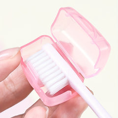 5 Pcs Mini Toothbrush Covers Travel Case Dustproof Accessories Random