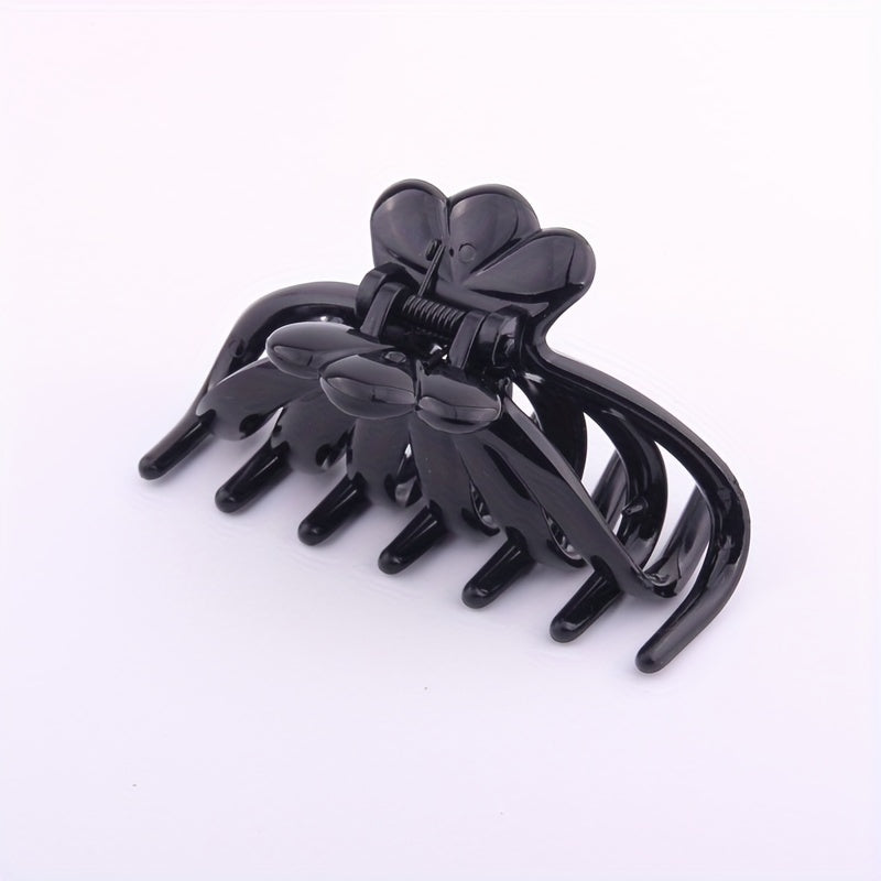 2pcs Glossy Hair Claw Clip Large Octopus Hair Claw For Ponytail Holder