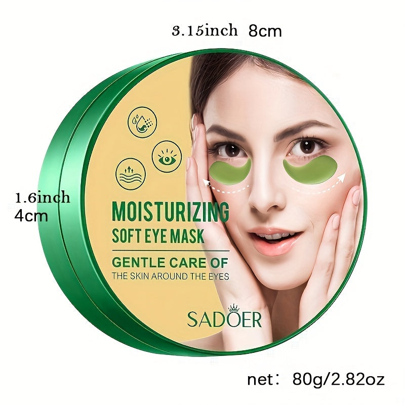 Green Moisturizing Eye Mask for Dark Circles and Wrinkles