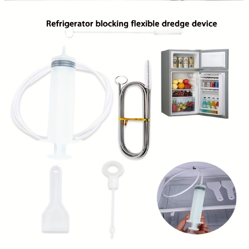 5pcs Refrigerator Drain Hole Clog Remover Fridge Cleaning Kit