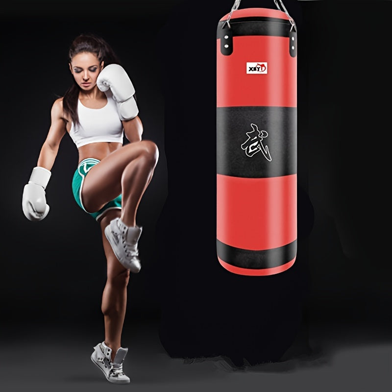 Canvas Boxing Punching Bag Sandbag Training Bag With Metal Chain Hook