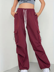  Y2K Drawstring Cargo Trousers