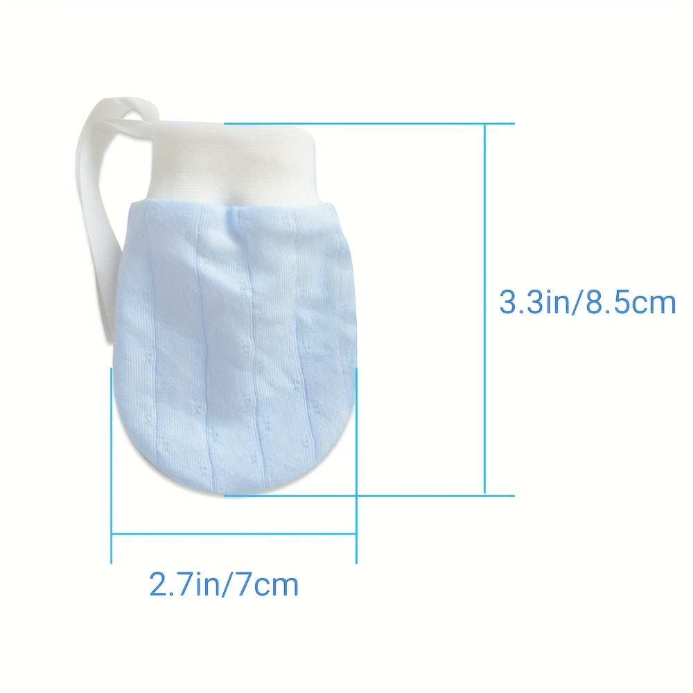Soft Newborn Baby Cotton Mittens to Protect Skin