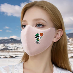Basketball Skeleton Face Mask Warm Windproof Eye Protection Soft Polyester