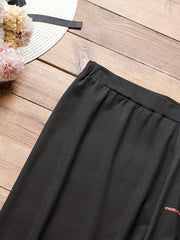 Women's Plus Paw & Letter Print Skinny Yogo Pants