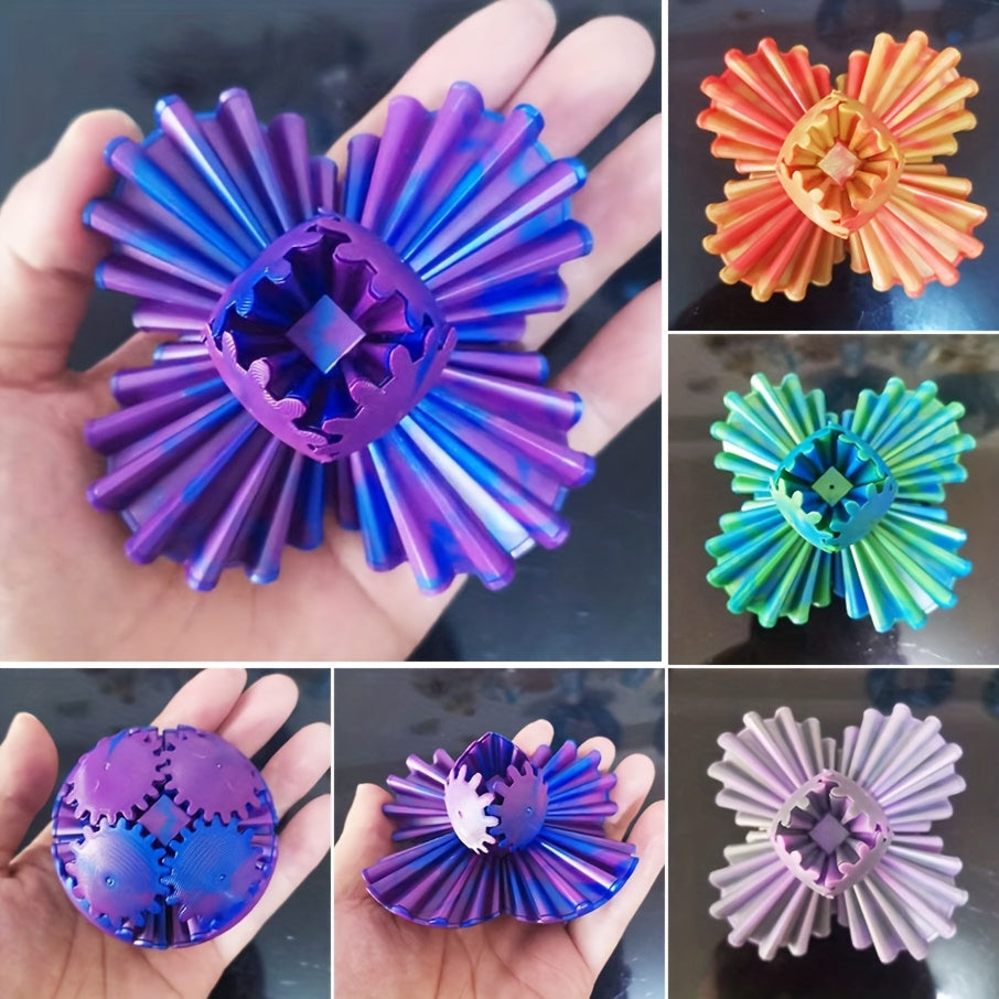 Colorful Gear Ball Desktop Ornament Fidget Spinner