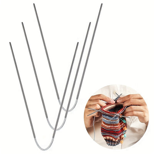 3pcs Stainless Steel Knitting Needle DIY Hand knitting Tools Sweater Small Croch
