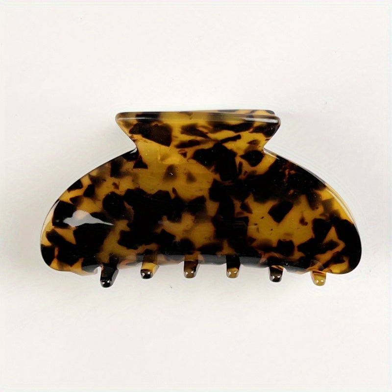 Women's Leopard Pattern Hair Clip Hair Claw Non-slip Hair Accessories