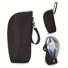 Insulated Bottle Bag with Aluminum Foil Lining for On-the-Go Parents