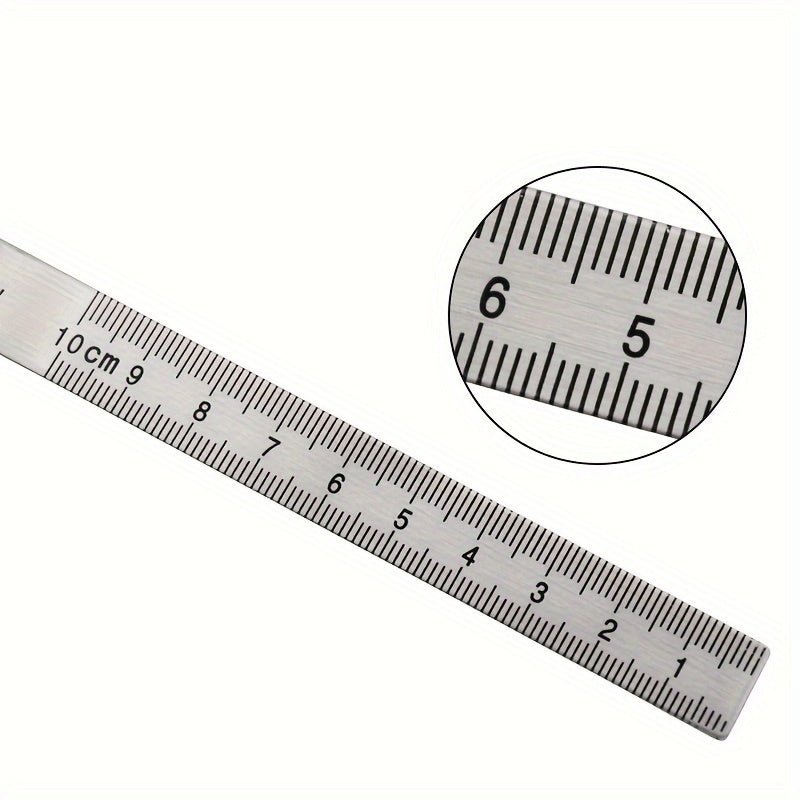 Stainless Steel Angle Ruler 0-180 Degrees Measure Tool
