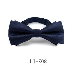 Bow Tie Dress Bow Knot Polyester Silk Yarn Wrinkle Resistant Fabric