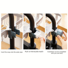 Sponge Holder Over Faucet Kitchen Sink Caddy Organizer